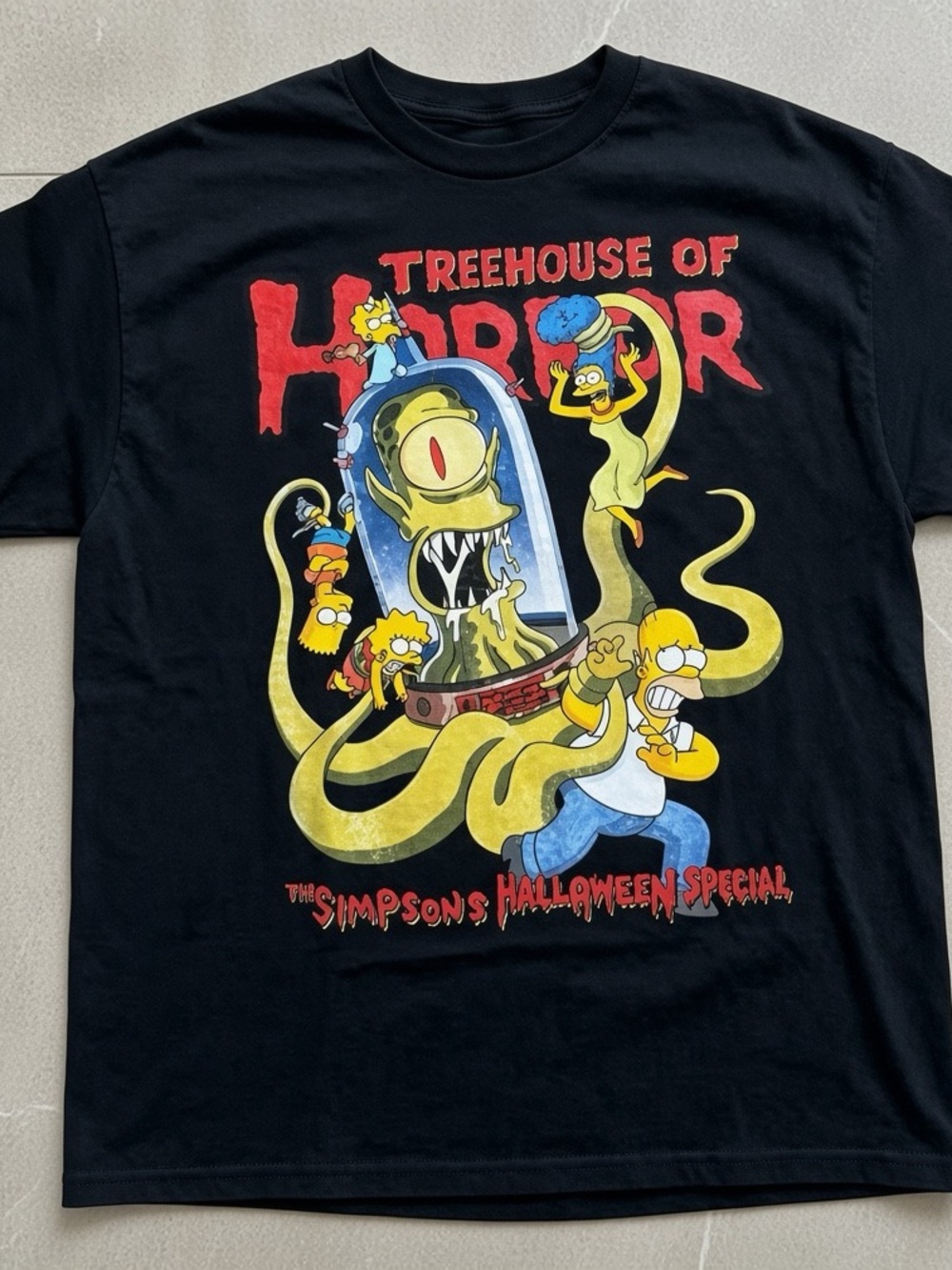The Simpsons 'Treehouse of Horror' Black T-Shirt